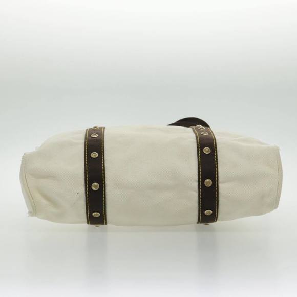 LOUIS VUITTON Antigua Cabas GM Tote Bag White Dark Brown M40033 LV Auth bs19171 - Picture 5 of 16